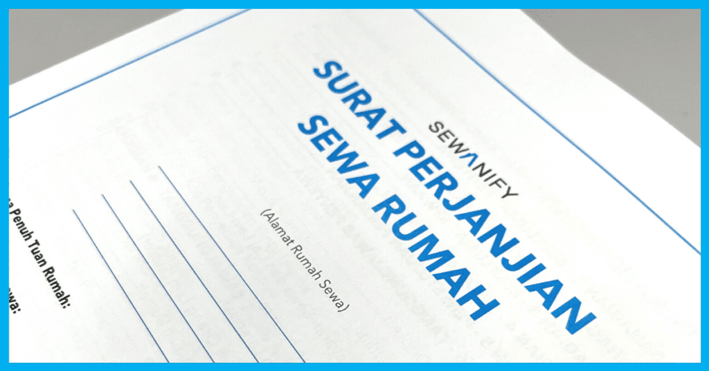 contoh surat perjanjian sewa rumah yang ringkas