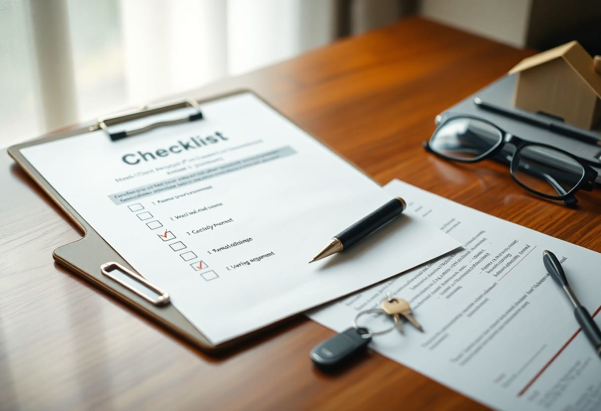 Laman Utama 1 checklist surat perjanjian sewa rumah printable bum